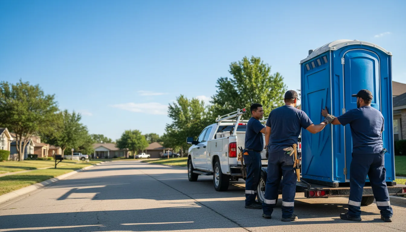 Portable Toilet Rental in Rhodes, MI near me